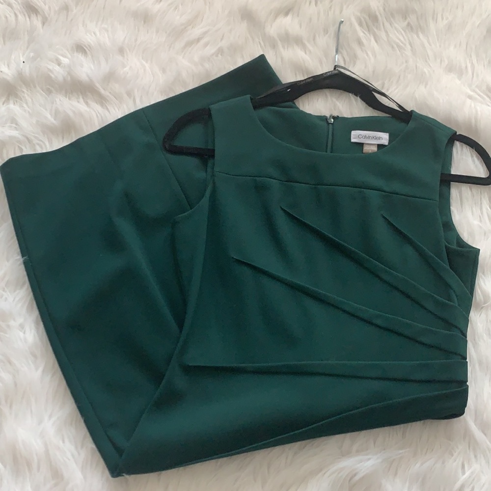 Emerald Calvin Klein Dress